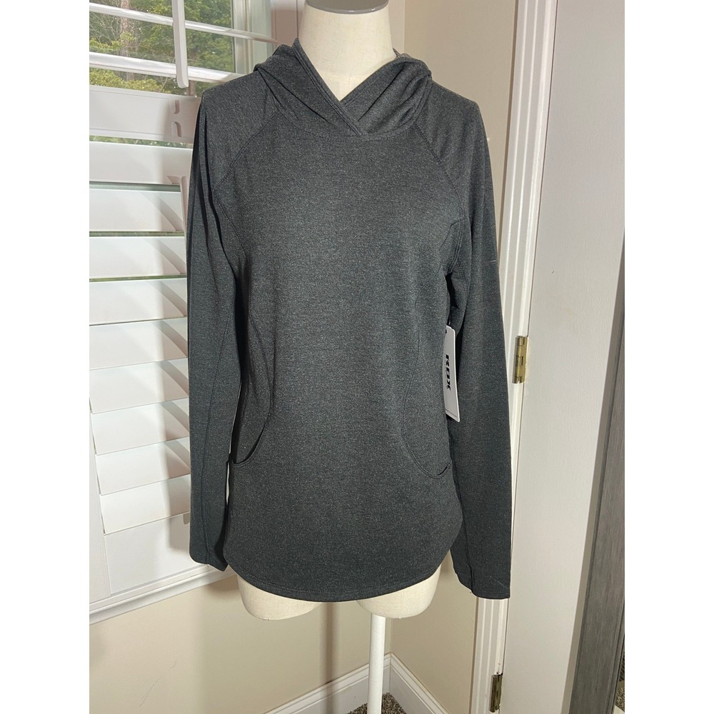RBX Active Hoodie Size Small Dark Gray Heather Pullover Activewear Gorpcore NWT